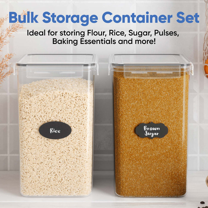 Food Storage Container For Rice Flour Sugar Airtight Kitchen