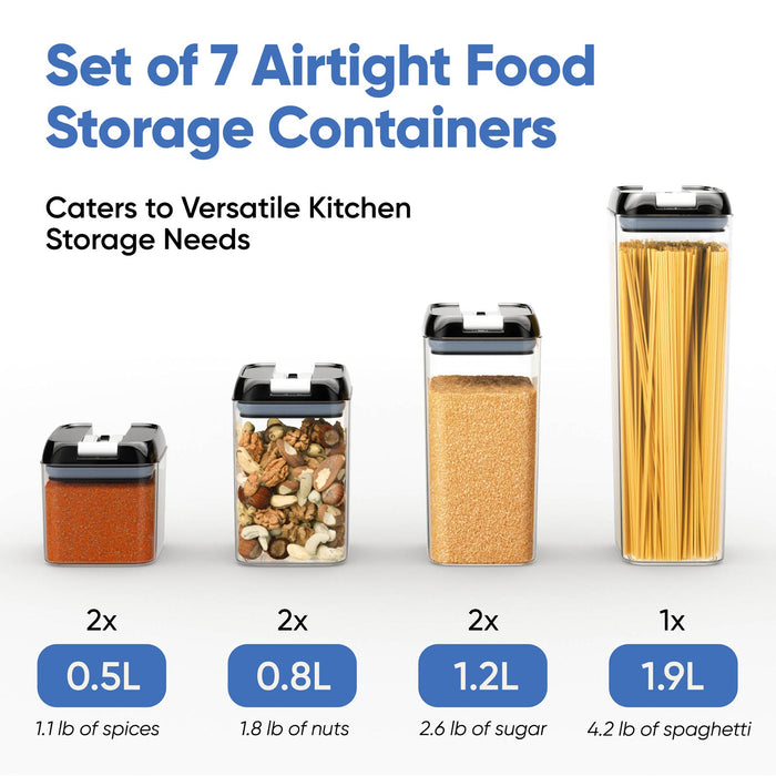 Airtight Food Storage Containers for Kitchen & Pantry Organization and —  ChefsPath