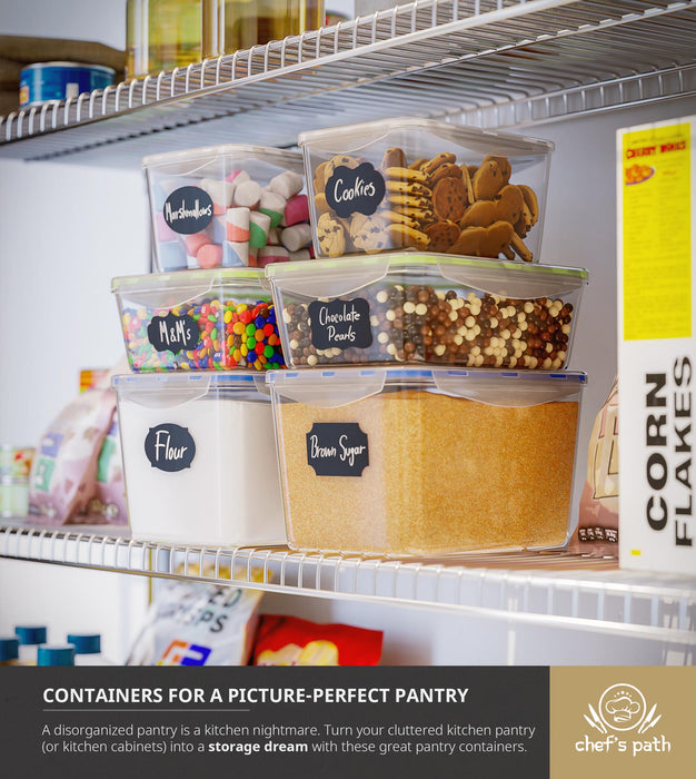 Food Storage Containers - Pantry Organization and Storage - Great